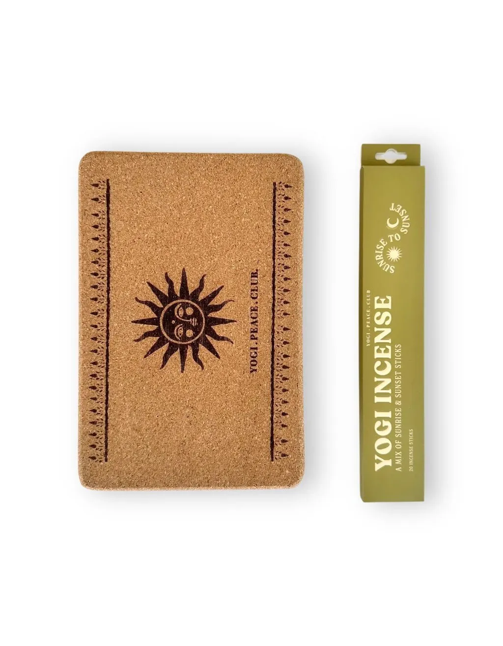 4 mm Yoga Pack - Ceremony Acai Yoga Mat   Block   Strap   Incense