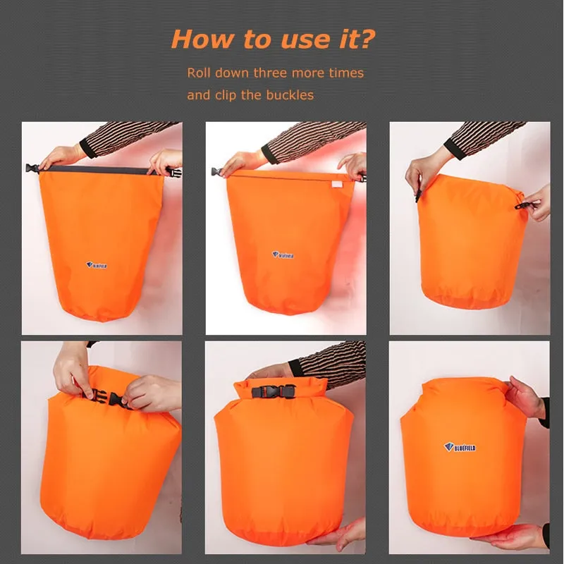 40L 70L Waterproof Dry Bag Pack Sack Swimming Rafting Kayaking River Trekking Floating Sailing Canoing Boating Water Resistance