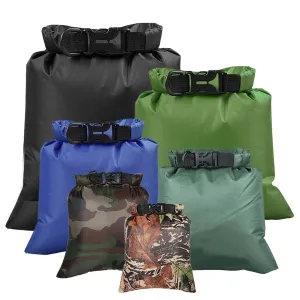 6 PCS Outdoor Waterproof Bag Dry Sack Pack for Drifting Boating Floating Kayaking Surfing Beach Rafting Swimming Sports Bags