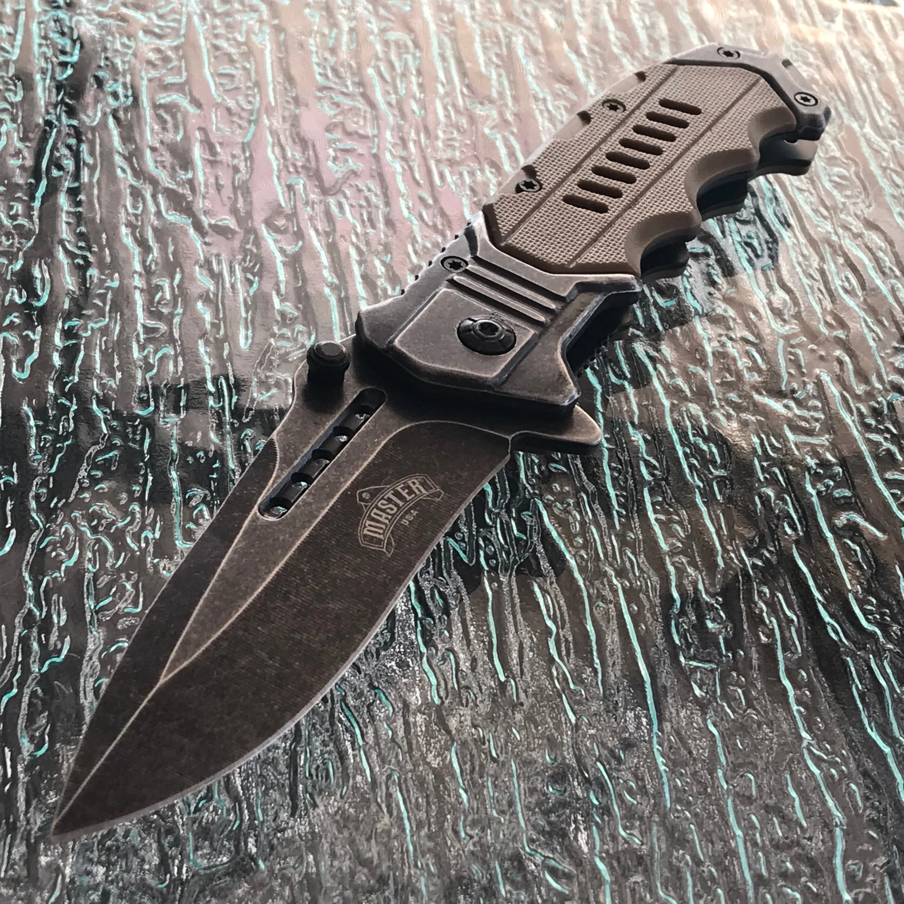 8.0” Master USA Assisted Open Tactical Pocket Knife MUA041TN