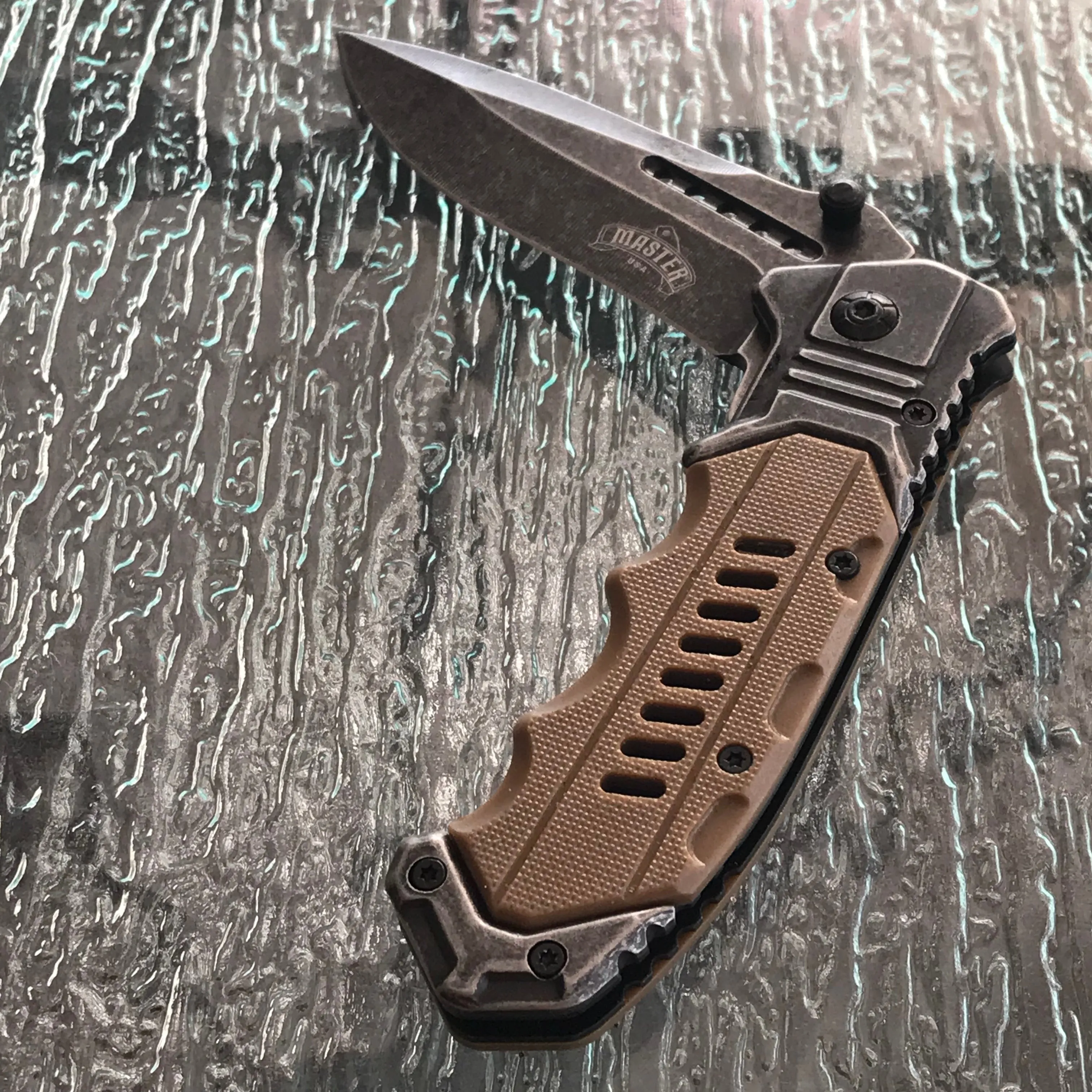 8.0” Master USA Assisted Open Tactical Pocket Knife MUA041TN