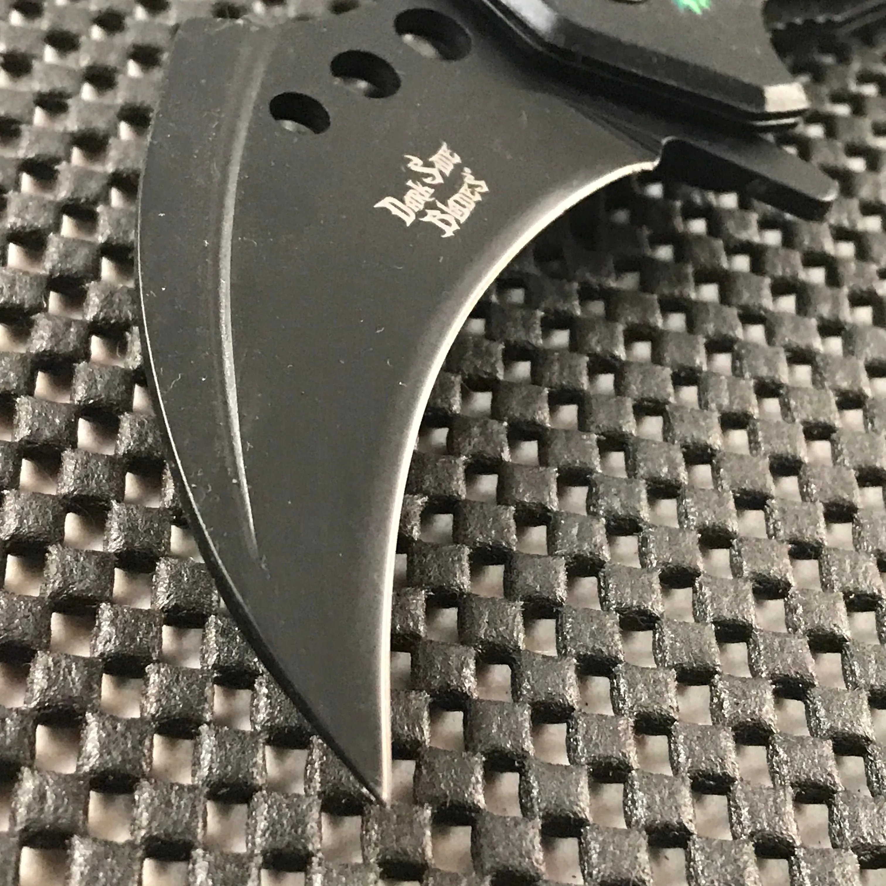 8" Dark Side Blades Green Dragon Karambit Fantasy Pocket Knife