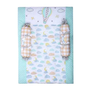 Abracadabra Cotton Bedding/Gadda Set Lost in Clouds Theme - Orange