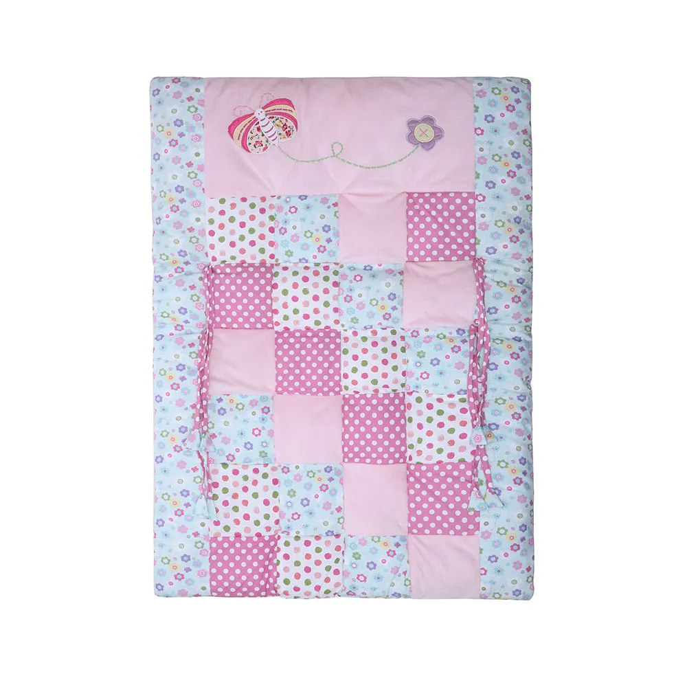 Abracadabra Cotton Bedding/Gadda Set Papillion Theme - Pink
