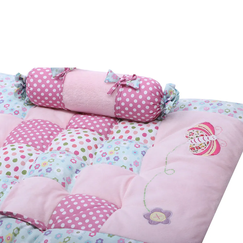 Abracadabra Cotton Bedding/Gadda Set Papillion Theme - Pink