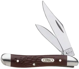 CASE 00046 Folding Pocket Knife, 2.1 in Clip, 1.53 in Pen L Blade, Tru-Sharp Surgical Stainless Steel Blade, 2-Blade :EA: QUANTITY: 1