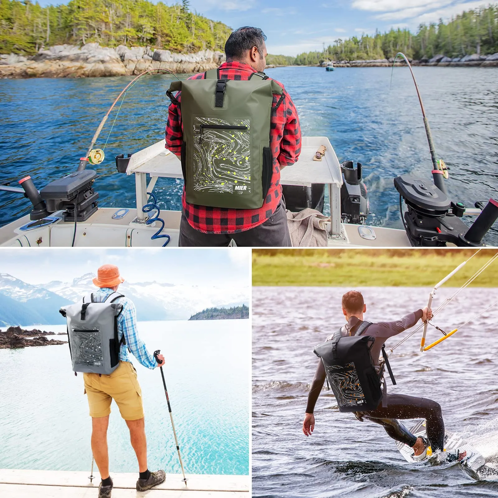 Dry Backpack Waterproof Bag Roll Top Floating Dry Sack