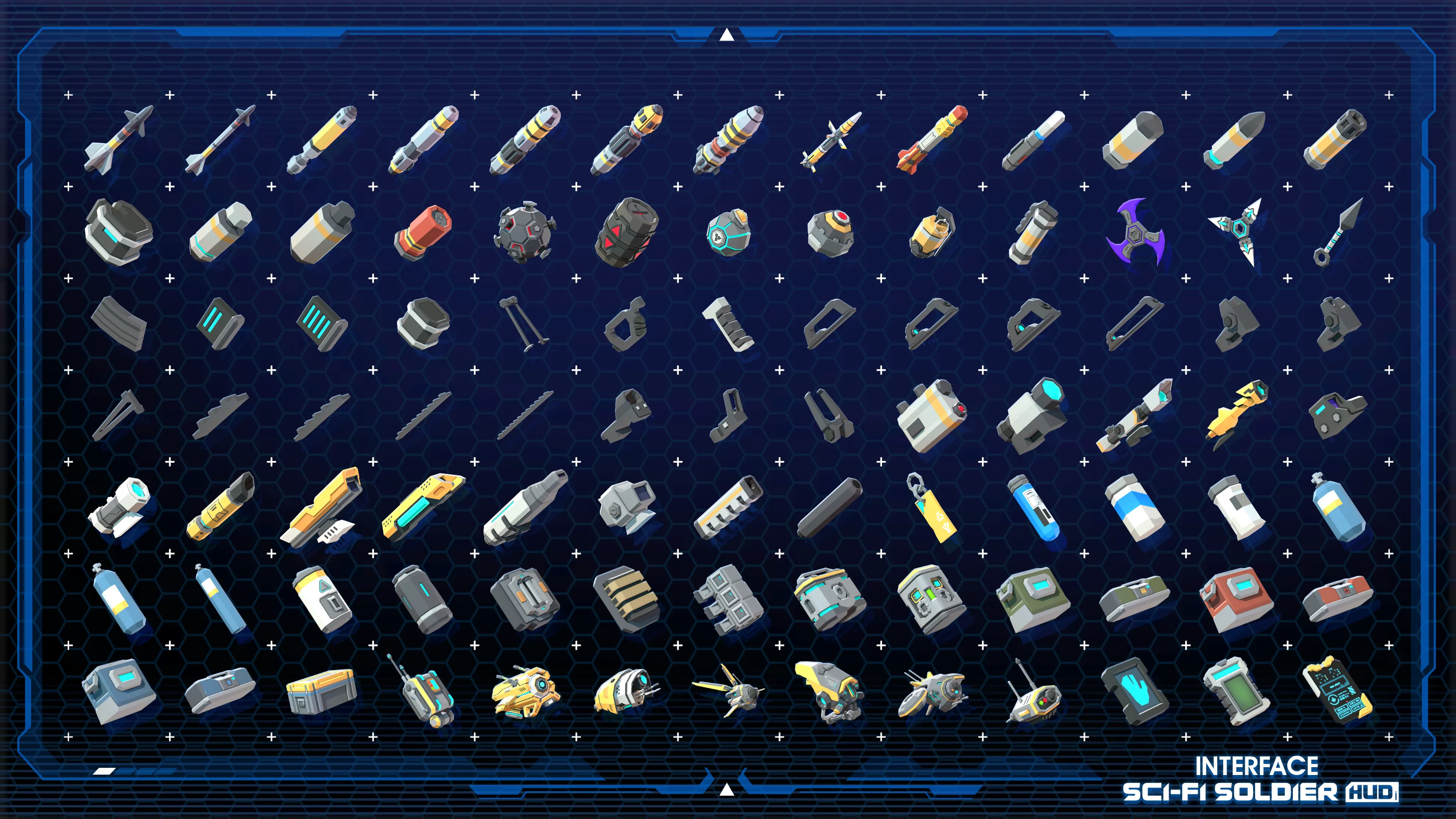 INTERFACE - Sci-Fi Soldier HUD