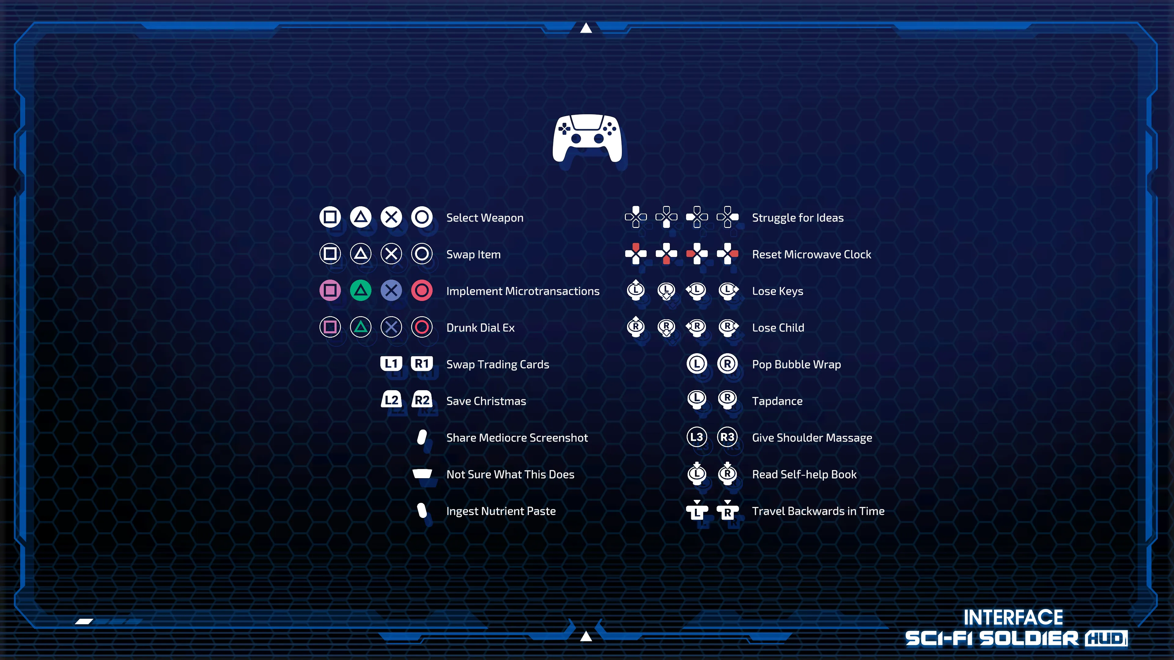 INTERFACE - Sci-Fi Soldier HUD