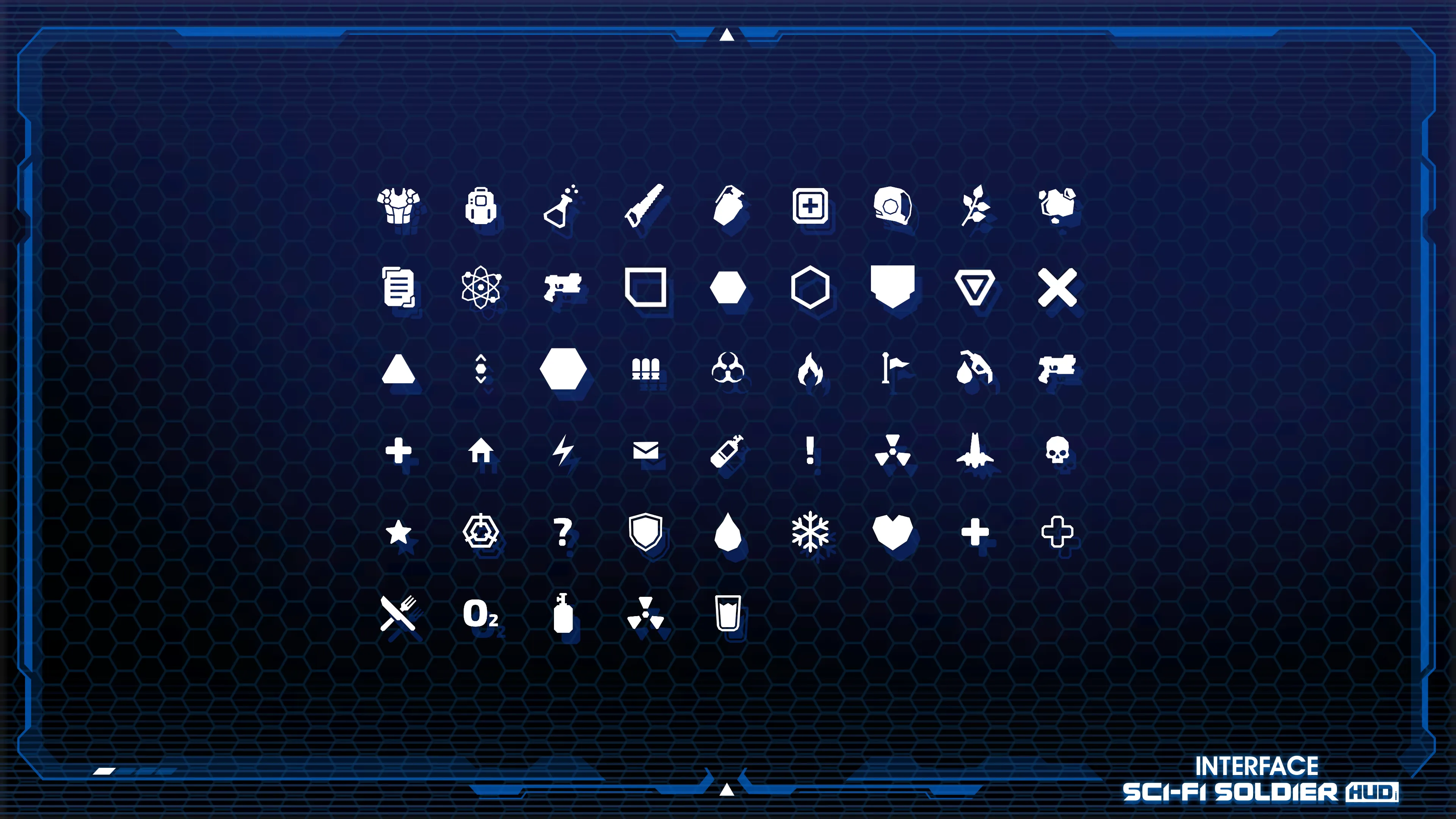 INTERFACE - Sci-Fi Soldier HUD