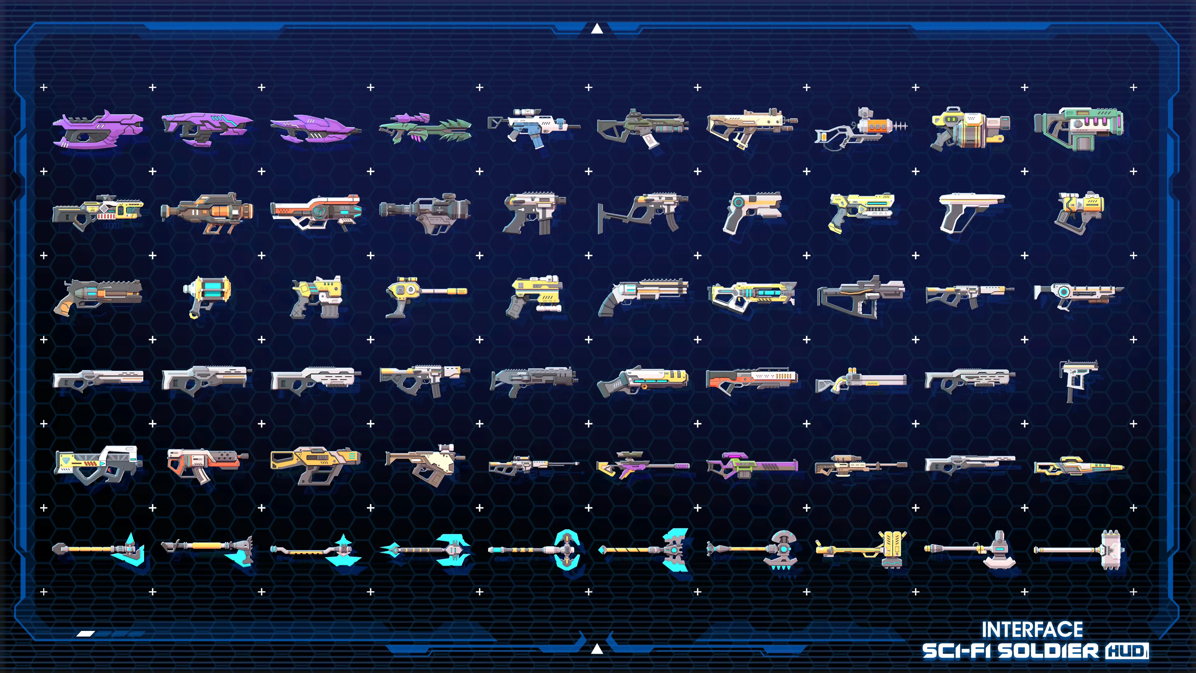 INTERFACE - Sci-Fi Soldier HUD