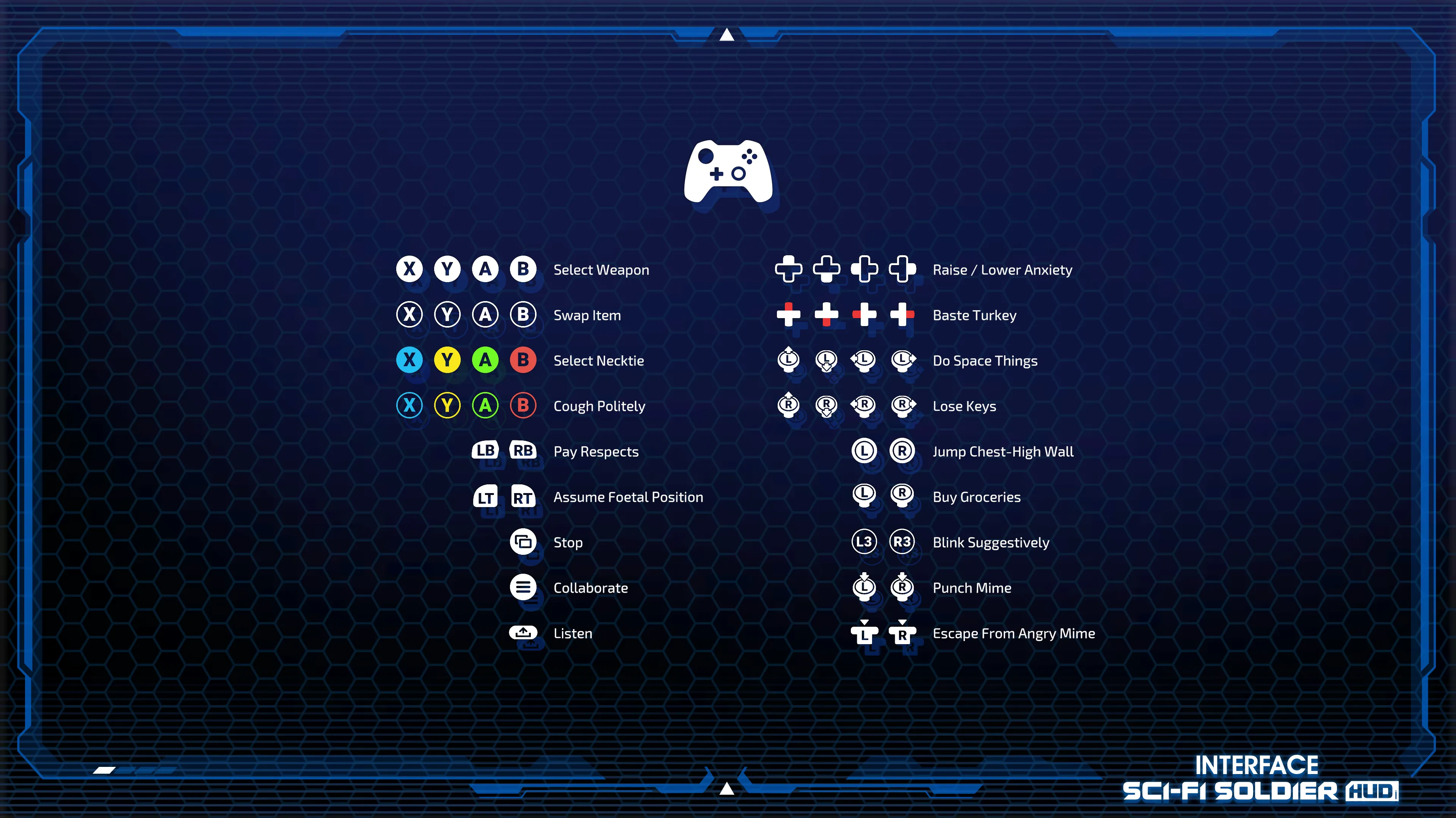 INTERFACE - Sci-Fi Soldier HUD