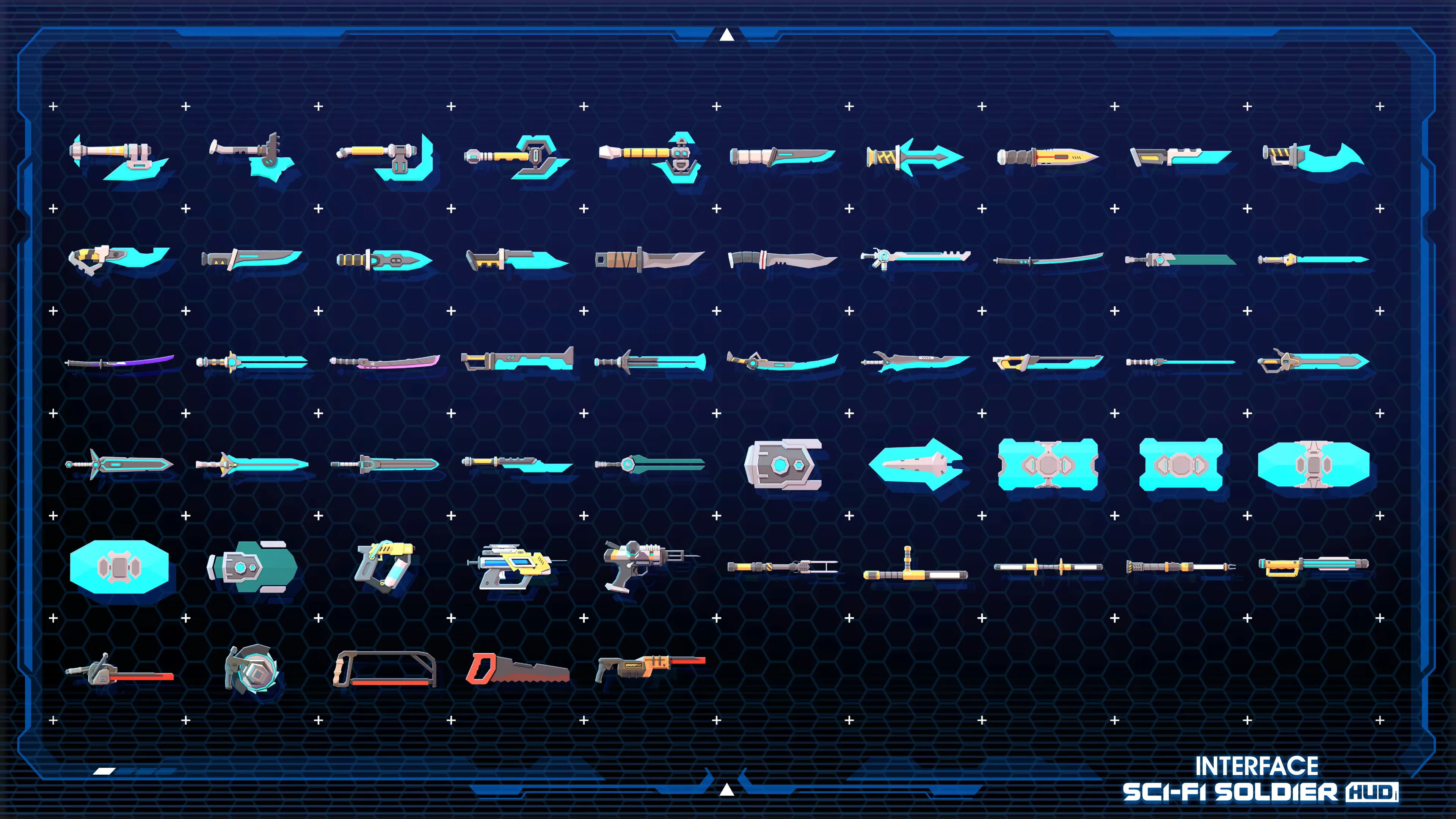 INTERFACE - Sci-Fi Soldier HUD