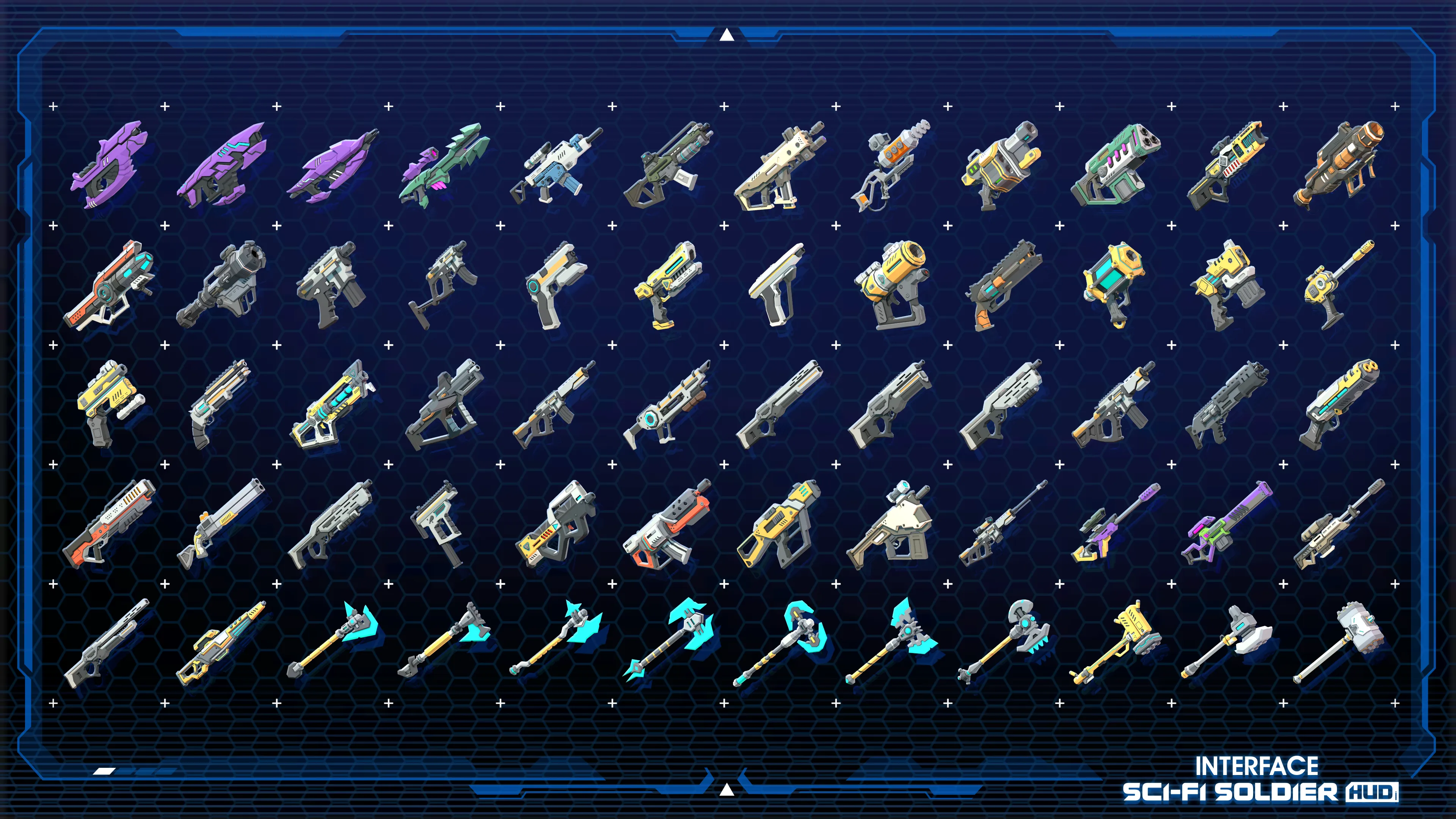 INTERFACE - Sci-Fi Soldier HUD