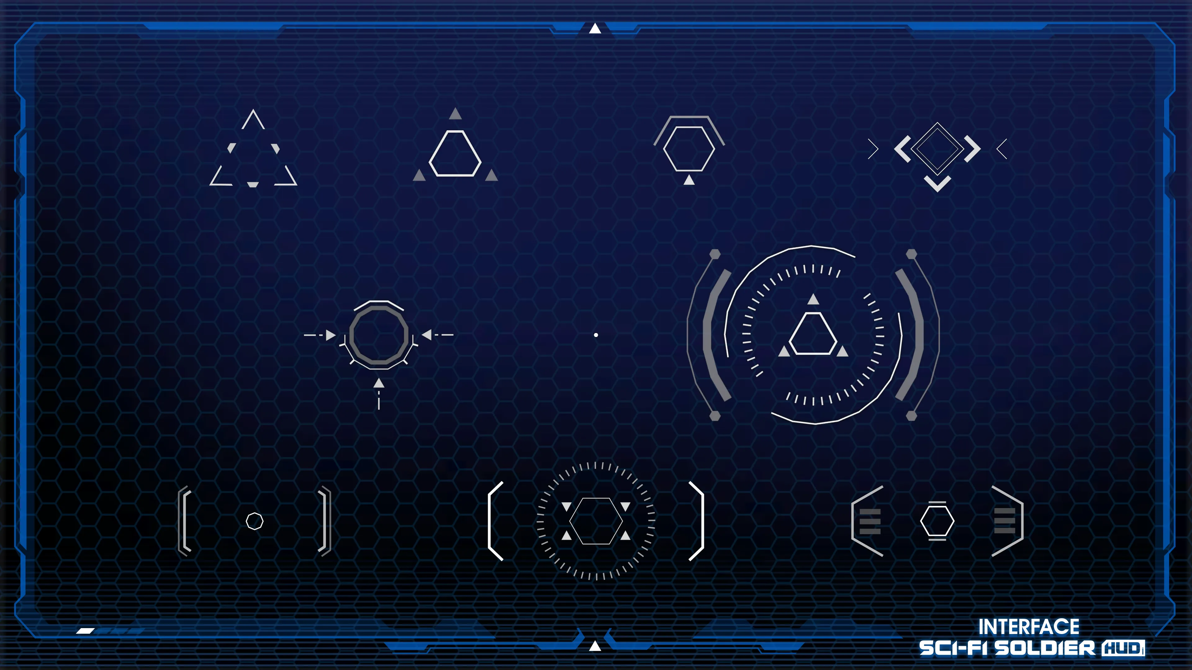 INTERFACE - Sci-Fi Soldier HUD