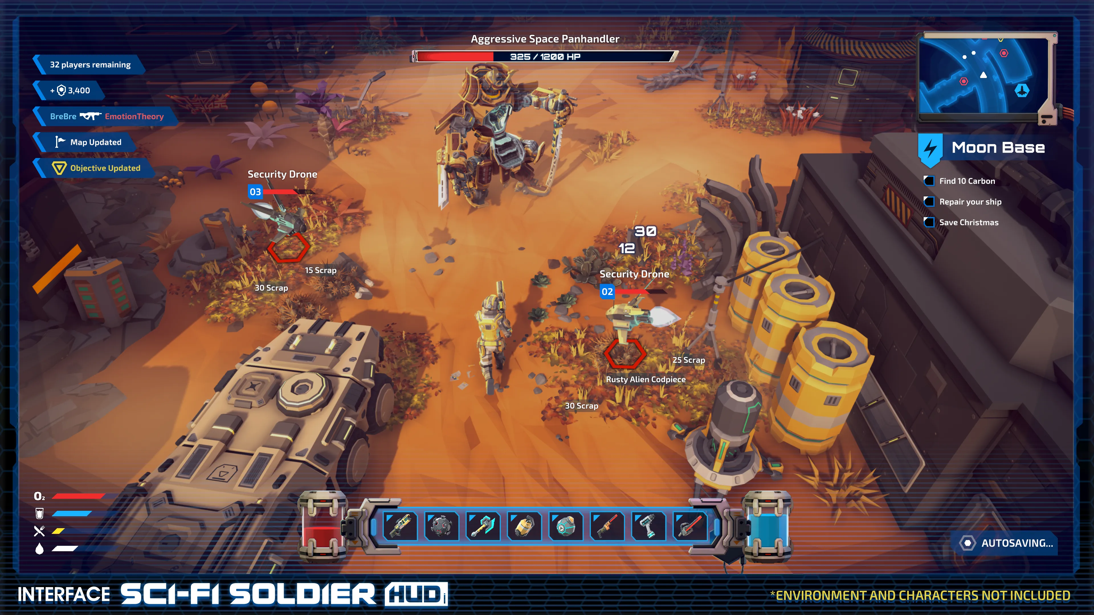 INTERFACE - Sci-Fi Soldier HUD