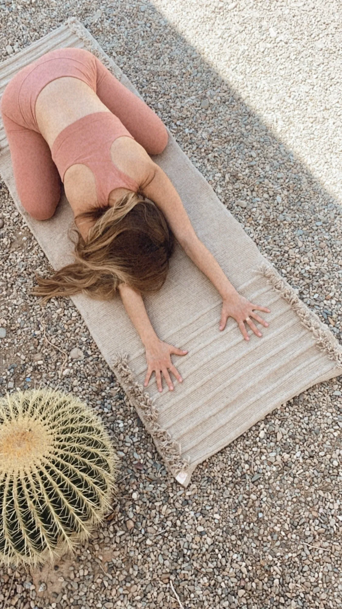 Naturally Dyed Herbal Yoga Mat