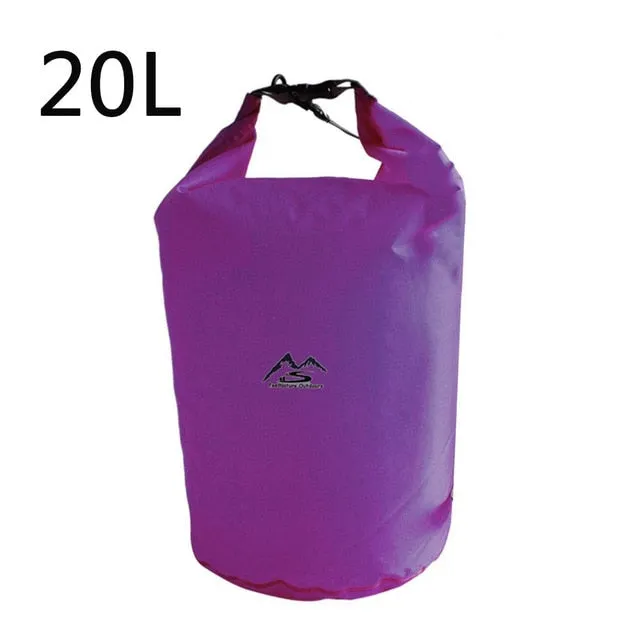Outdoor Dry Waterproof Bag Dry Bag Sack Waterproof Floating Dry Gear Bags For Boating Fishing Rafting Swimming 5L/10L/20L/40L/70