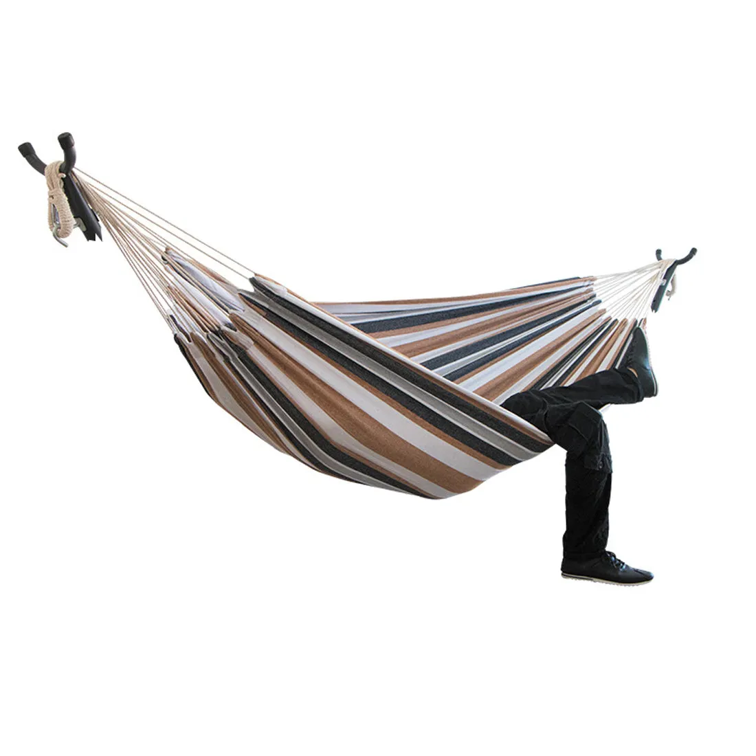 Outdoor Garden 2 Person Cotton Hammock,Ultralight Camping Hammock