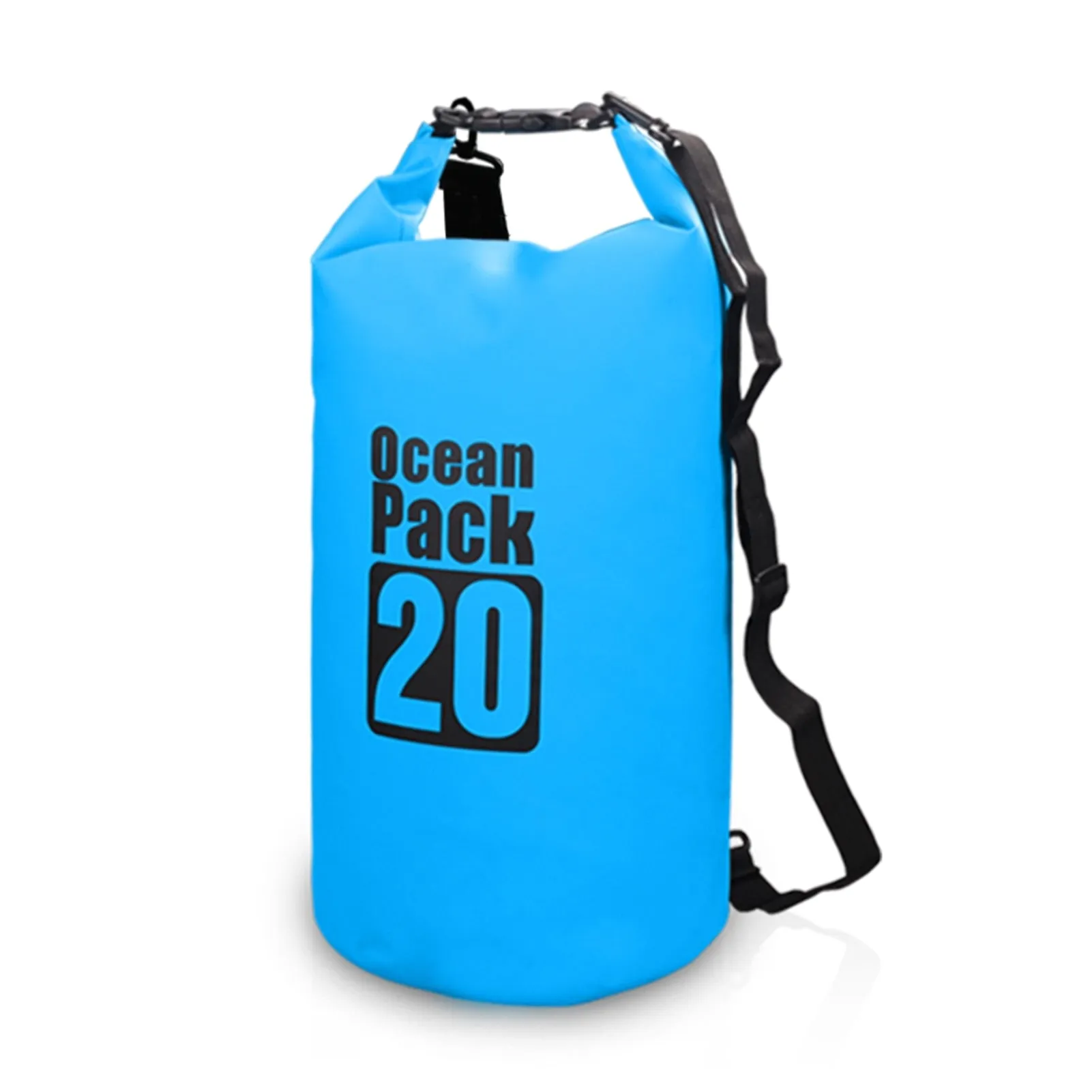 Outdoor Waterproof Dry Backpack Water Floating Bag Roll Top Sack For Kayaking Rafting Boating River Trekking Swimming Camping