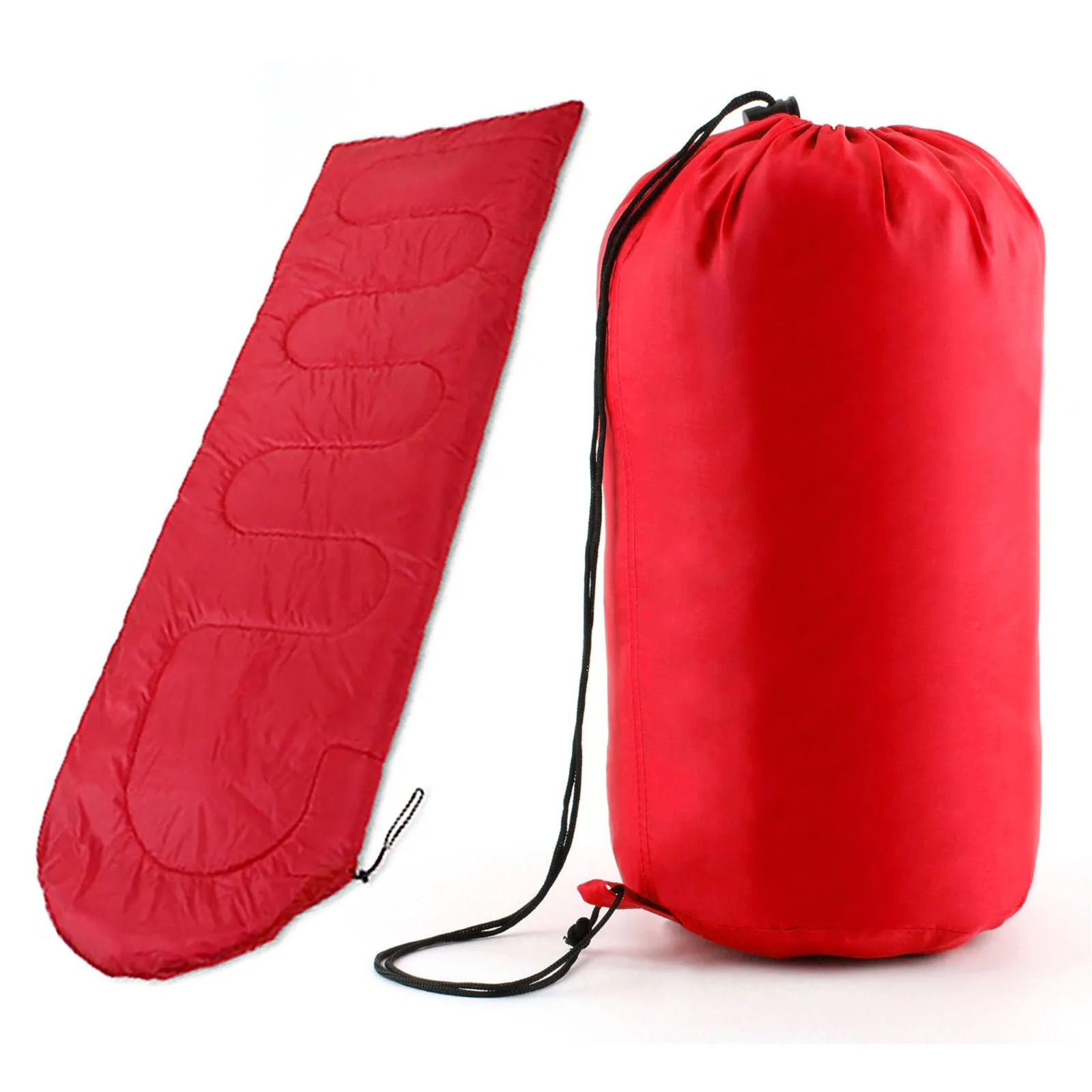 Sleeping Bag Single Outdoor Camping Compact Winter Sheet Sack Envelope Hiking